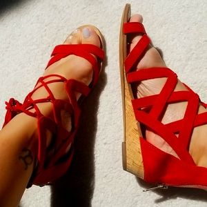 Sam edelman lace up sandals
